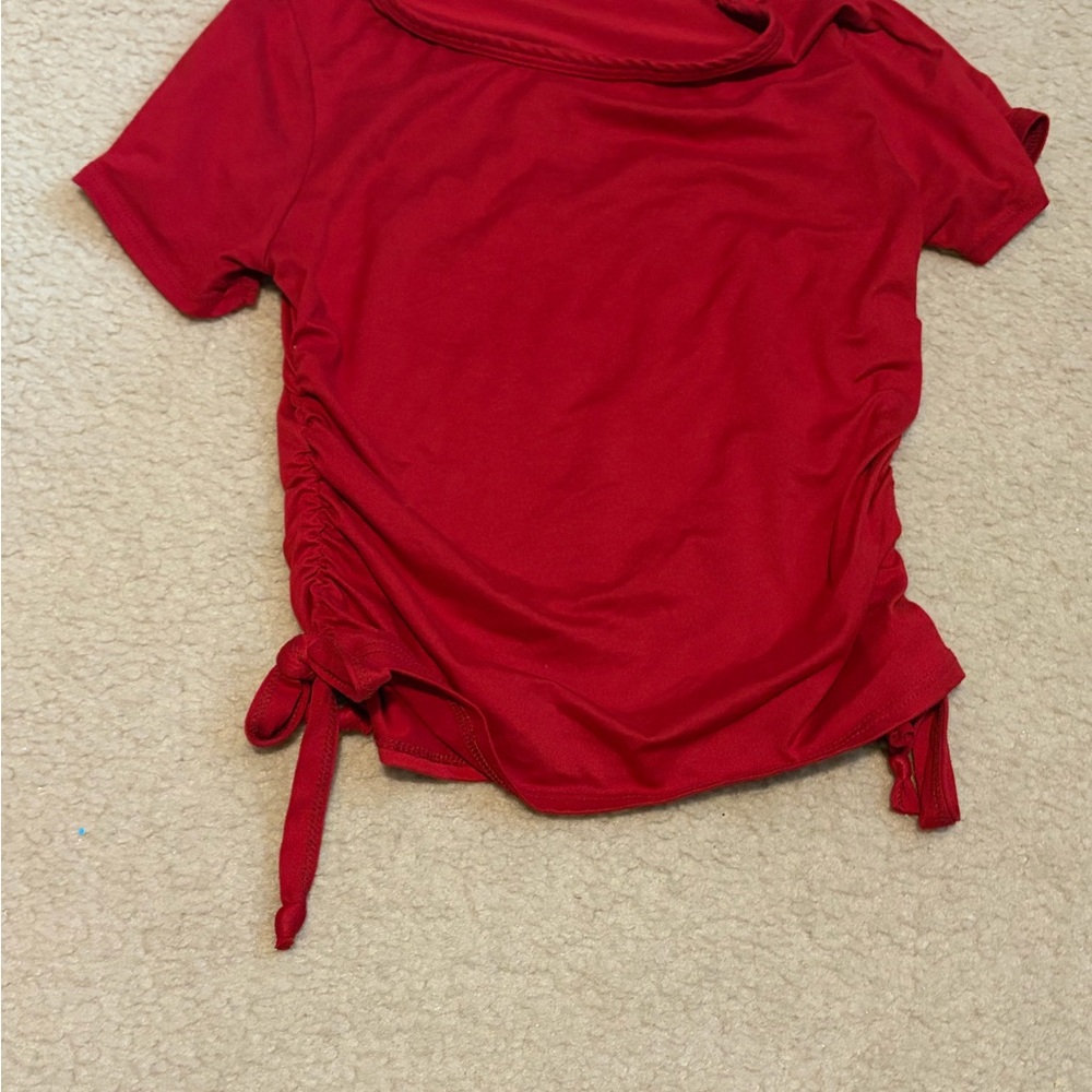 Elegant Red Women's Top